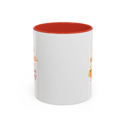 Sip Happens Coffee Mug - Stay Positive Anyway - Inspirational Mug for Coffee Lovers, Motivational Gift, Office Decor, Funny Coffee Cup