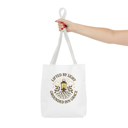 Grounded by Grace Tote Bag, Inspirational Gift, Eco-Friendly Shopping Tote, Spiritual Tote, Unique Artwork, Motivational Bag, Everyday [...]