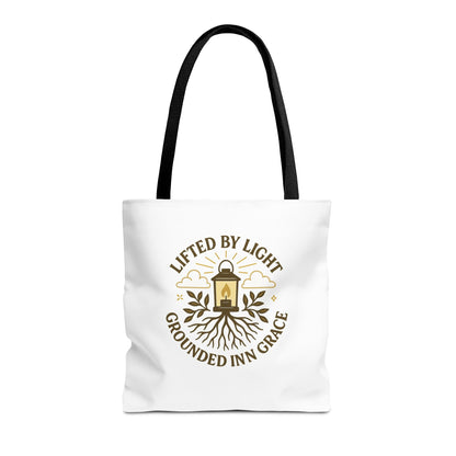 Grounded by Grace Tote Bag, Inspirational Gift, Eco-Friendly Shopping Tote, Spiritual Tote, Unique Artwork, Motivational Bag, Everyday [...]