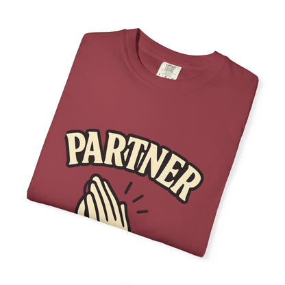 Partner Graphic Tee, Unisex T-Shirt, Couples Gift, Relationship Apparel, Casual Streetwear, Cute Partner Shirt