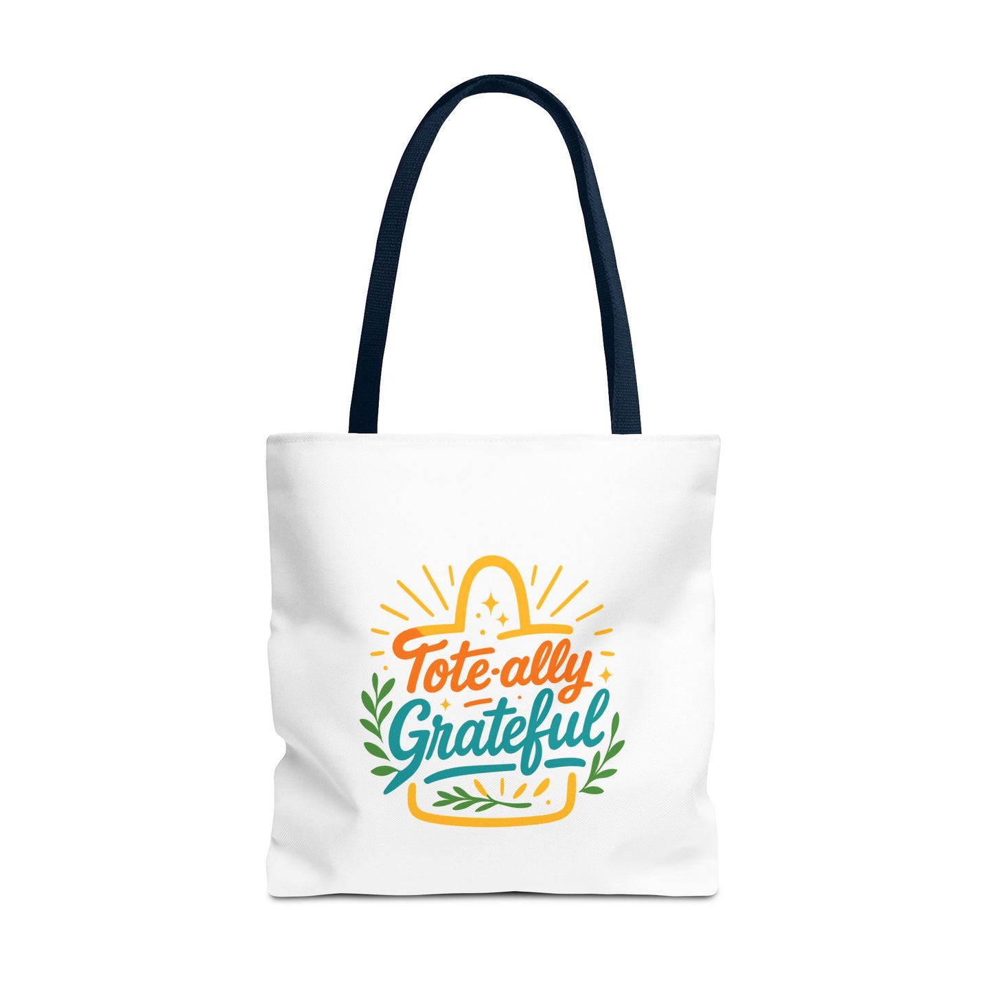 Grateful Tote Bag, Eco-Friendly Shopping Bag, Gift for Mom, Stylish Carry-All, Perfect for Summer Adventures