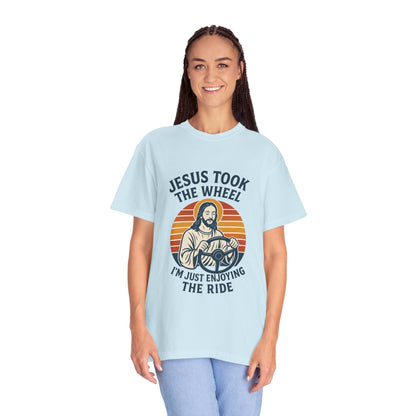 Jesus Took the Wheel Faith T-Shirt