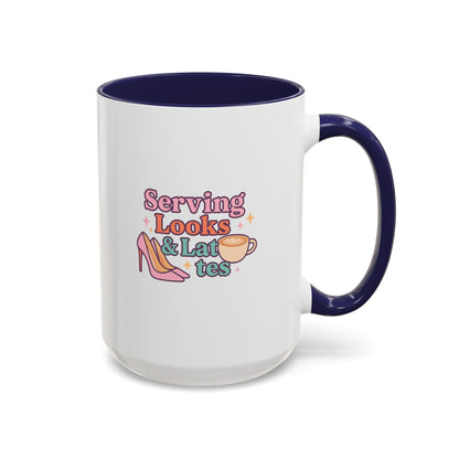 Chic Coffee Mug: Serving Looks & Lattes | Trendy Gift for Coffee Lovers, Fashion Enthusiasts, Housewarming, Birthdays, Mom's Day