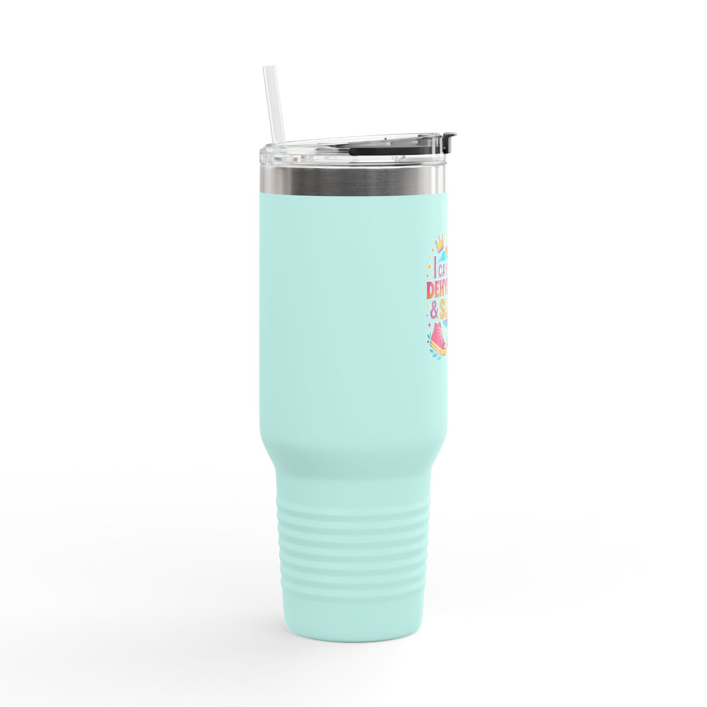 Colorful Hyderated & Slaying Insulated Travel Mug – Perfect Gift for Motivated Individuals, Inspiring Quotes, Hydration on the Go, Travel Accessories, [...]