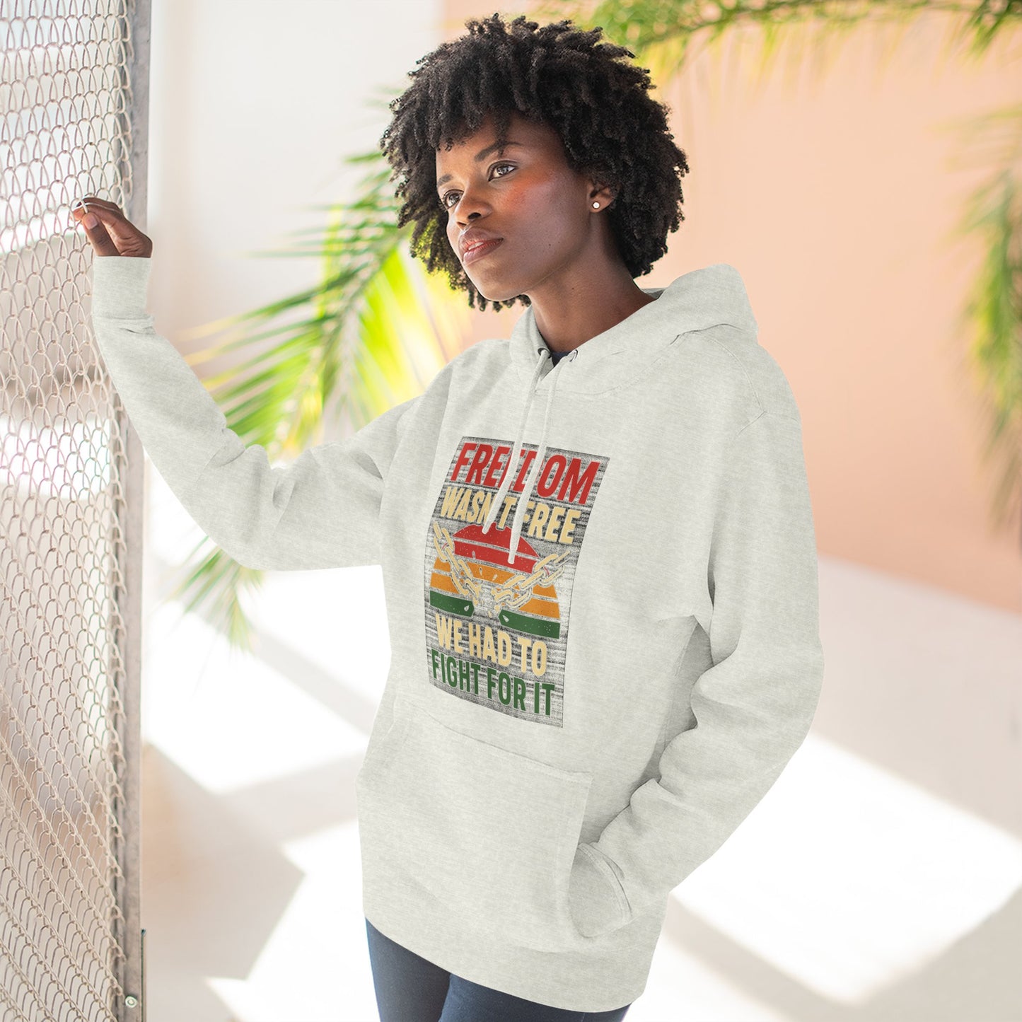 Freedom Fight Social Justice Fleece Hoodie