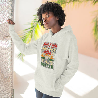 Freedom Fight Social Justice Fleece Hoodie