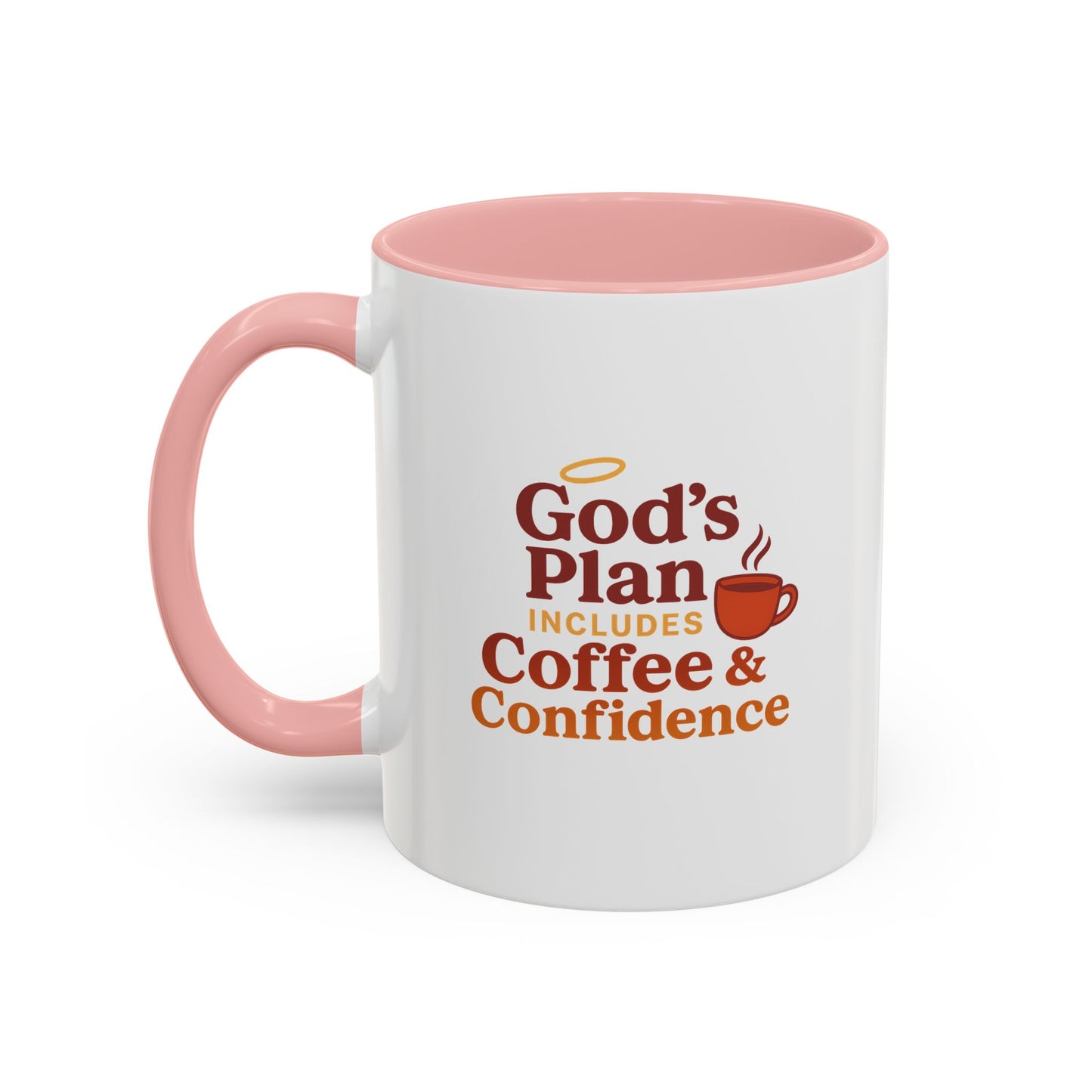 God's Plan Coffee Mug - Inspirational Gift for Coffee Lovers, Unique Christian Mug, Motivational Kitchen Decor, Coffee & Confidence