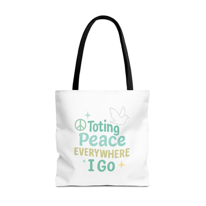 Peaceful Reusable Tote Bag
