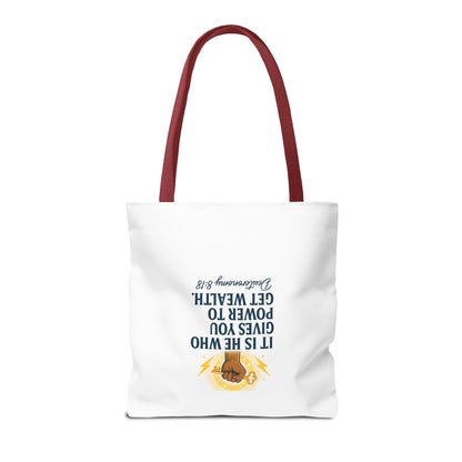 Affirmation Art Bible Verse Tote Bag