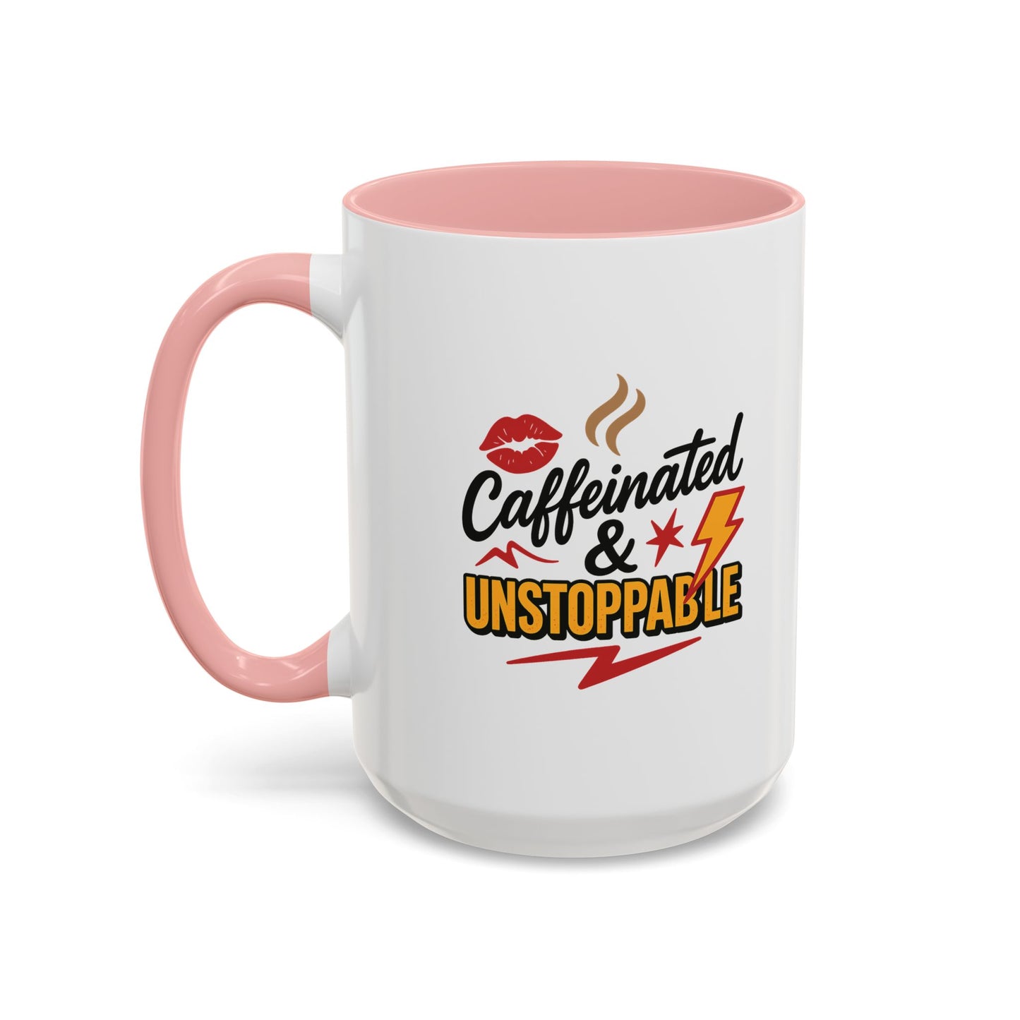 Caffeinated & Unstoppable Coffee Mug - Fun Gift for Coffee Lovers, Cute Office Decor, Motivational Drinkware, Perfect for Birthdays, [...]