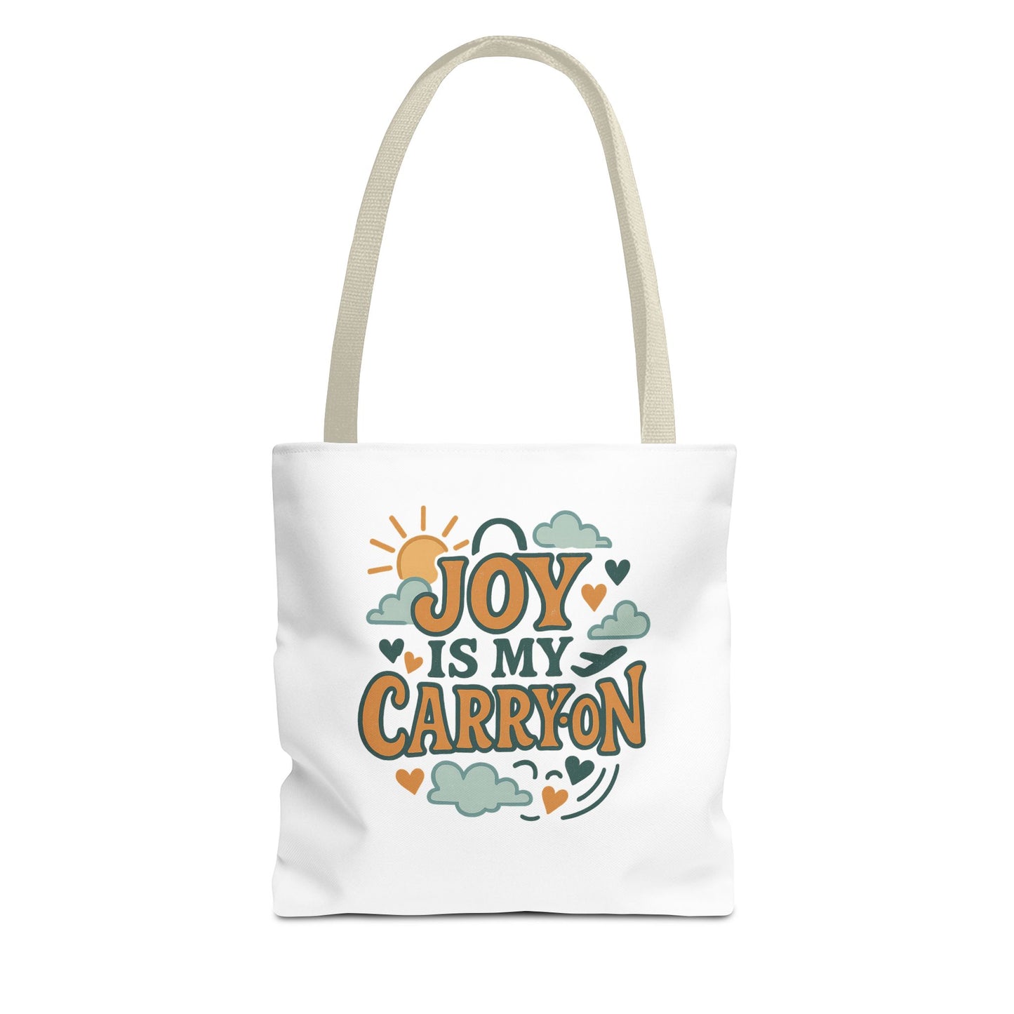 Joyful Carryall Tote Bag | Eco-Friendly Shopper | Perfect for Gifts, Organizing, Travel, Beach Days, and Everyday Errands
