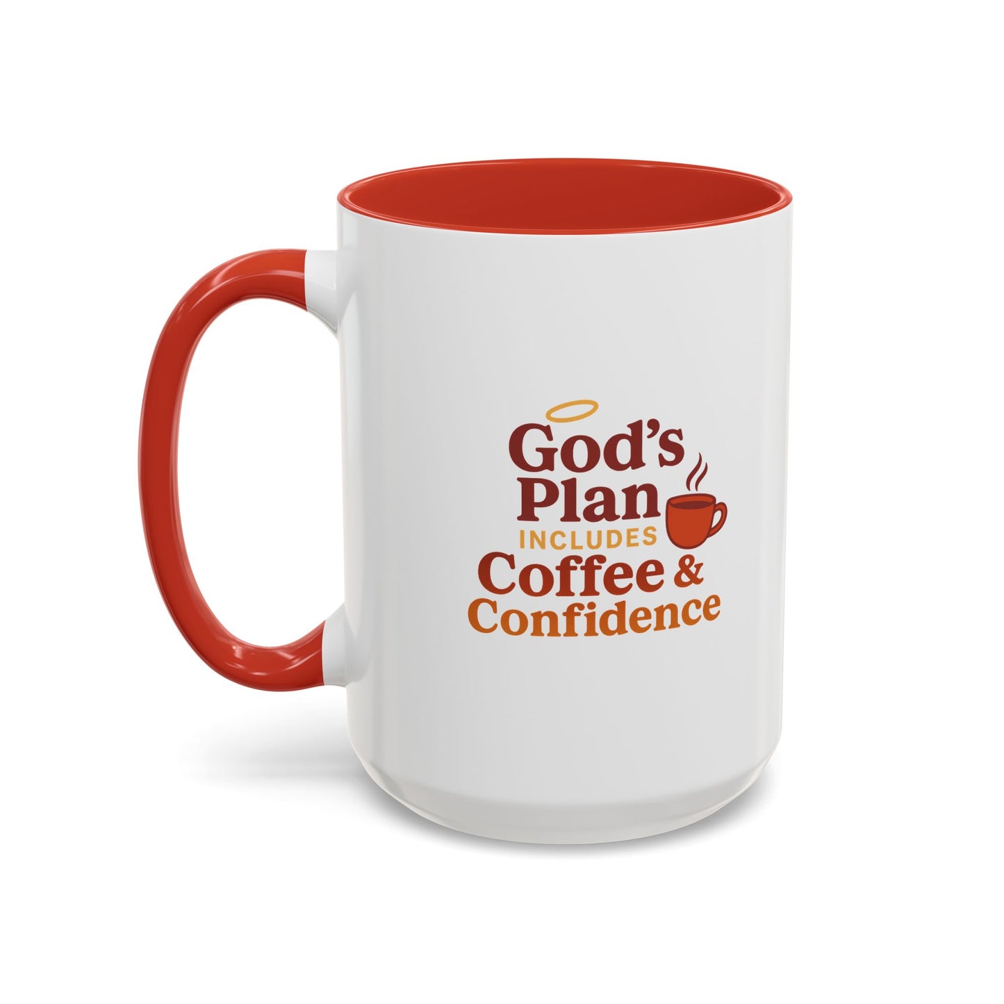 God's Plan Coffee Mug - Inspirational Gift for Coffee Lovers, Unique Christian Mug, Motivational Kitchen Decor, Coffee & Confidence