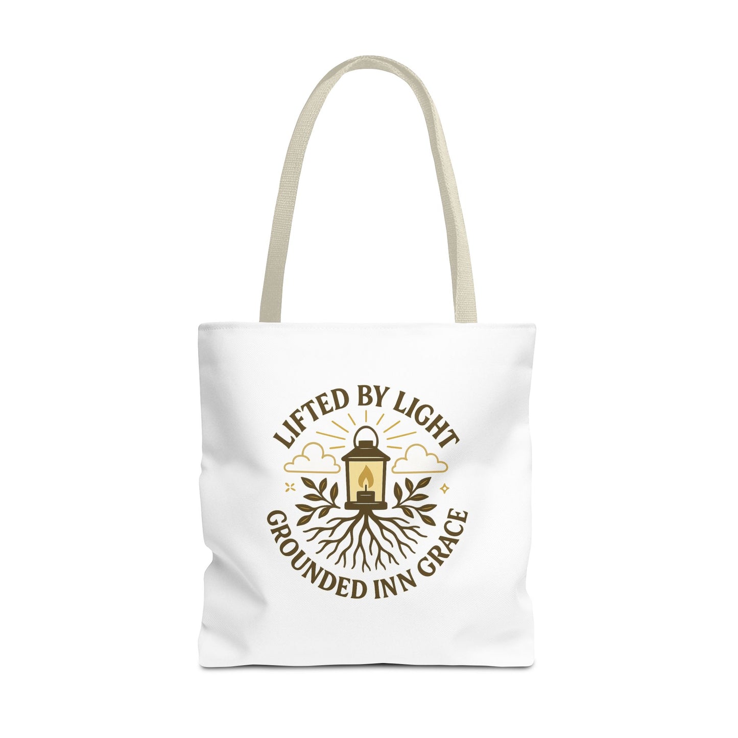 Grounded by Grace Tote Bag, Inspirational Gift, Eco-Friendly Shopping Tote, Spiritual Tote, Unique Artwork, Motivational Bag, Everyday [...]