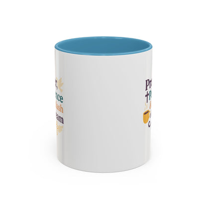Faith-Inspired Coffee Mug - Perfect Gift for Friends and Family, Prayer Mug, Inspirational Drinkware, Christian Gift, Cute Desk Accessory