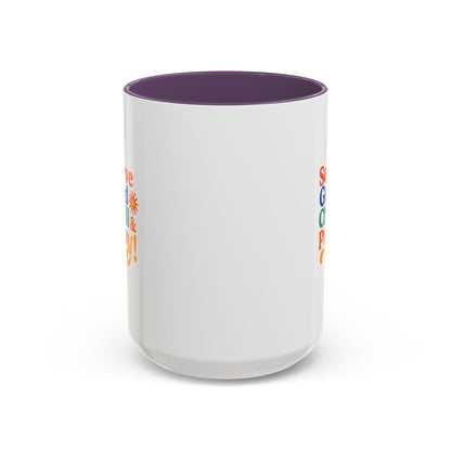 Serve God, Chill & Pray Accent Coffee Mug (11, 15oz)
