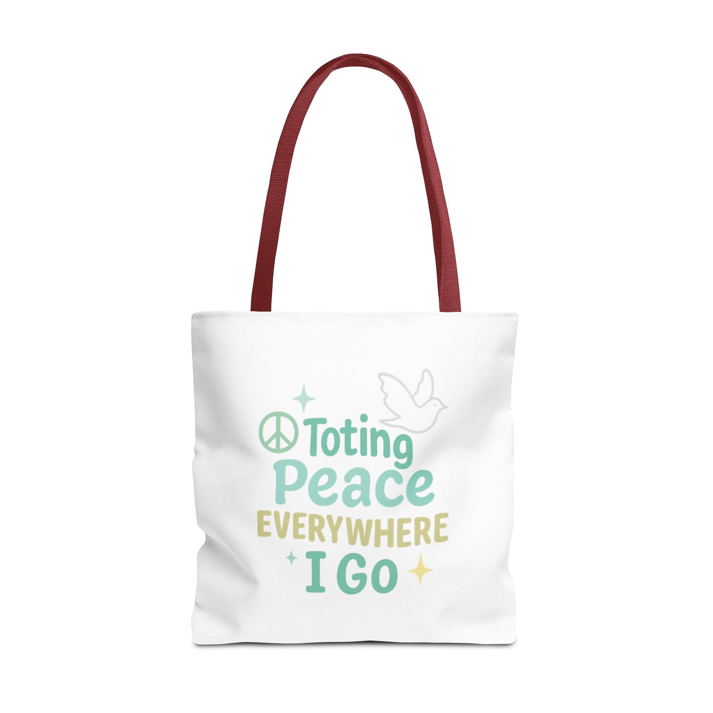 Peaceful Reusable Tote Bag