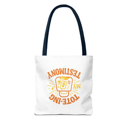 My Testimony Inspirational Tote Bag