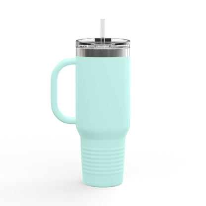 Baptized in Hydration Travel Mug | Insulated 40oz Cup for Water Lovers | Perfect Gift for Hydration Enthusiasts, Travel, Funny Humor