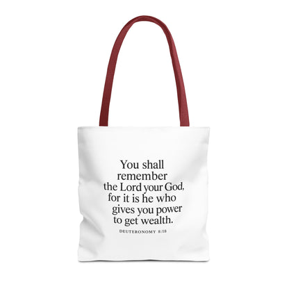 Inspirational Tote Bag - Faith Quote, Bible Verse Gift, Christian Tote, Scripture Bag, Positive Affirmation Accessory