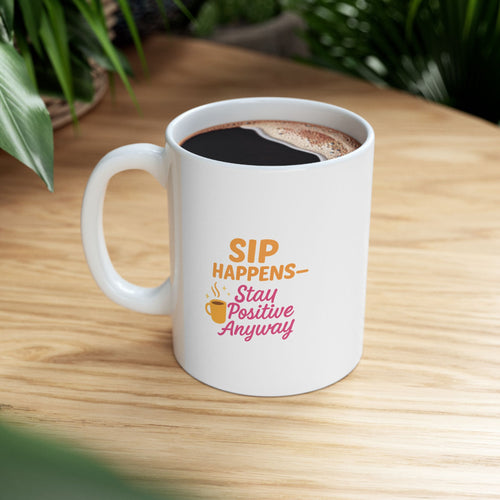 Whimsical Floral Ceramic Mug, Cute Coffee Cup for Garden Lovers, Gift for Mother's Day, Birthday, Tea Time, Home Decor