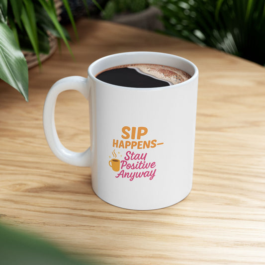 Whimsical Floral Garden Ceramic Mug