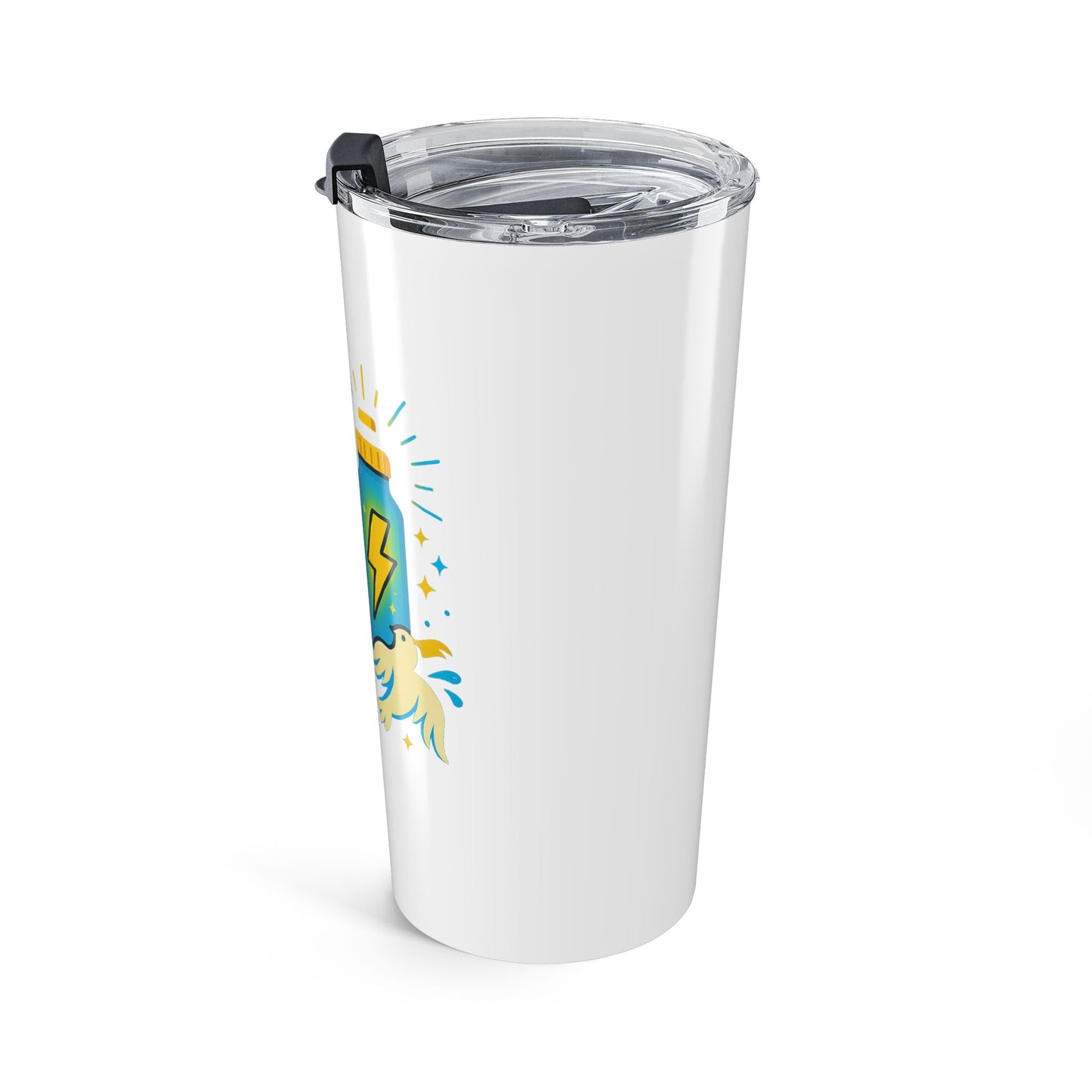 Powered by Jesus & Electrolytes Tumbler - 20oz Insulated Travel Mug for Faith and Fitness, Christian Gift, Motivational Drinkware, [...]
