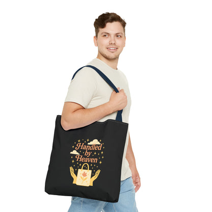 Heavenly Handled Tote Bag - Eco-Friendly Gift, Everyday Carry, Shopping Companion, Gift for Her, Travel Essential