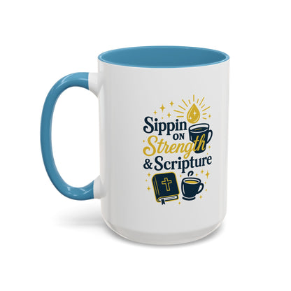 Inspirational Coffee Mug for Faith and Motivation, Perfect Gift for Christians, Scripture Quotes Mug, Cozy Beverage Companion, [...]