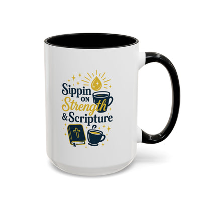Inspirational Coffee Mug for Faith and Motivation, Perfect Gift for Christians, Scripture Quotes Mug, Cozy Beverage Companion, [...]