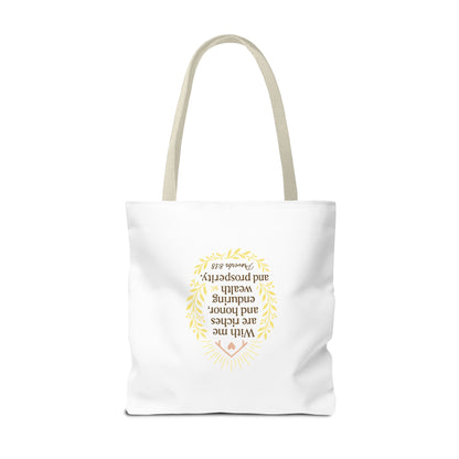Prosperity Bible Verse Tote Bag