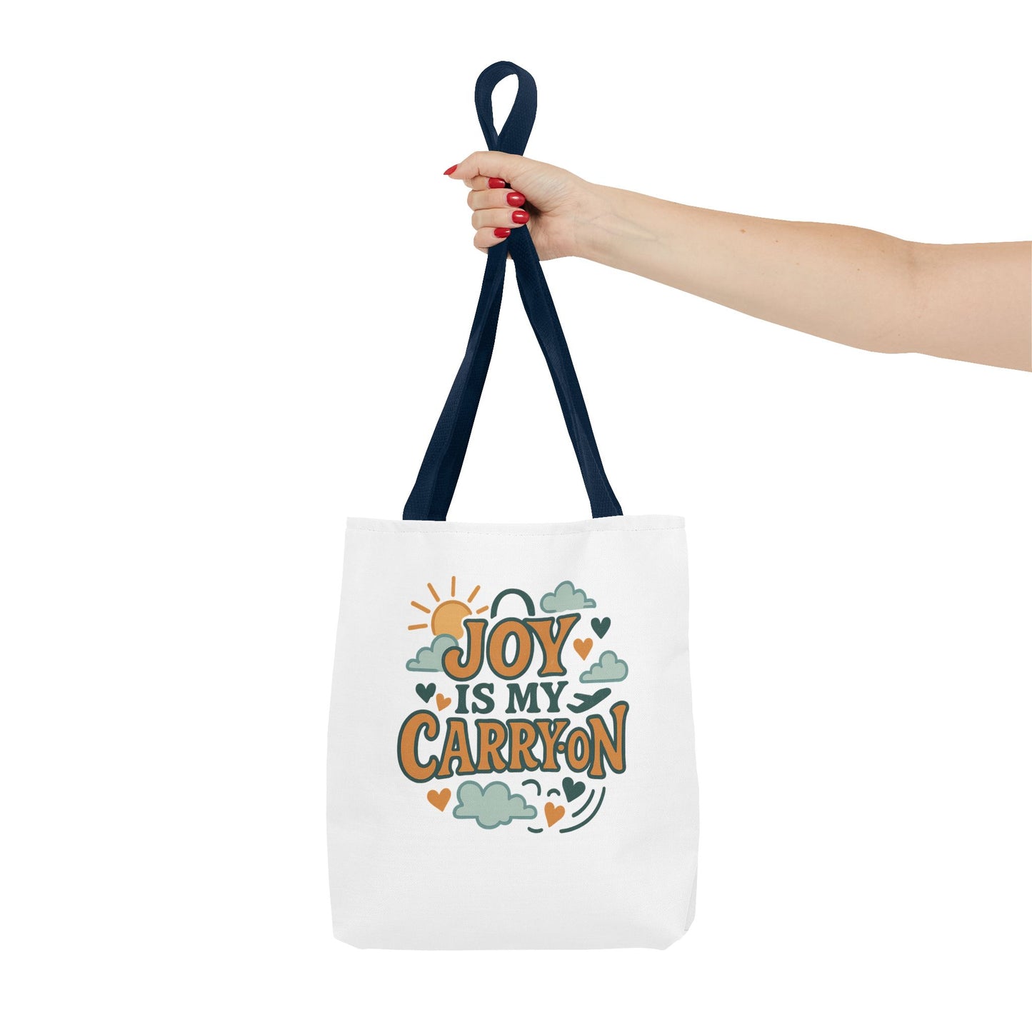 Joyful Carryall Tote Bag | Eco-Friendly Shopper | Perfect for Gifts, Organizing, Travel, Beach Days, and Everyday Errands