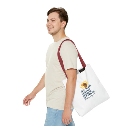 Affirmation Art Bible Verse Tote Bag