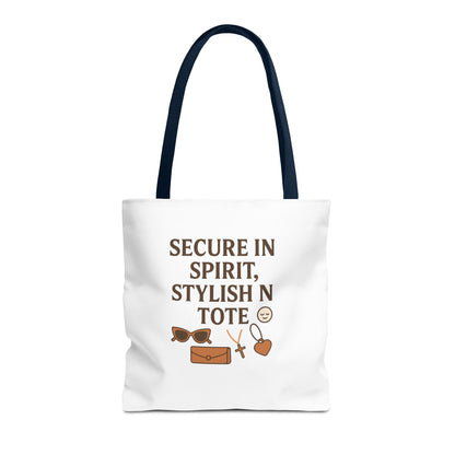 Stylish Tote Bag with Inspirational Quote | Eco-Friendly, Reusable, Perfect for Shopping, Gifts, and Everyday Use