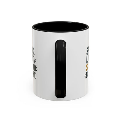 Accent Coffee Mug: Speak Light Sip Bright, Motivational Drinkware, Gift for Coffee Lovers, Inspirational Mug, Home and Office Decor