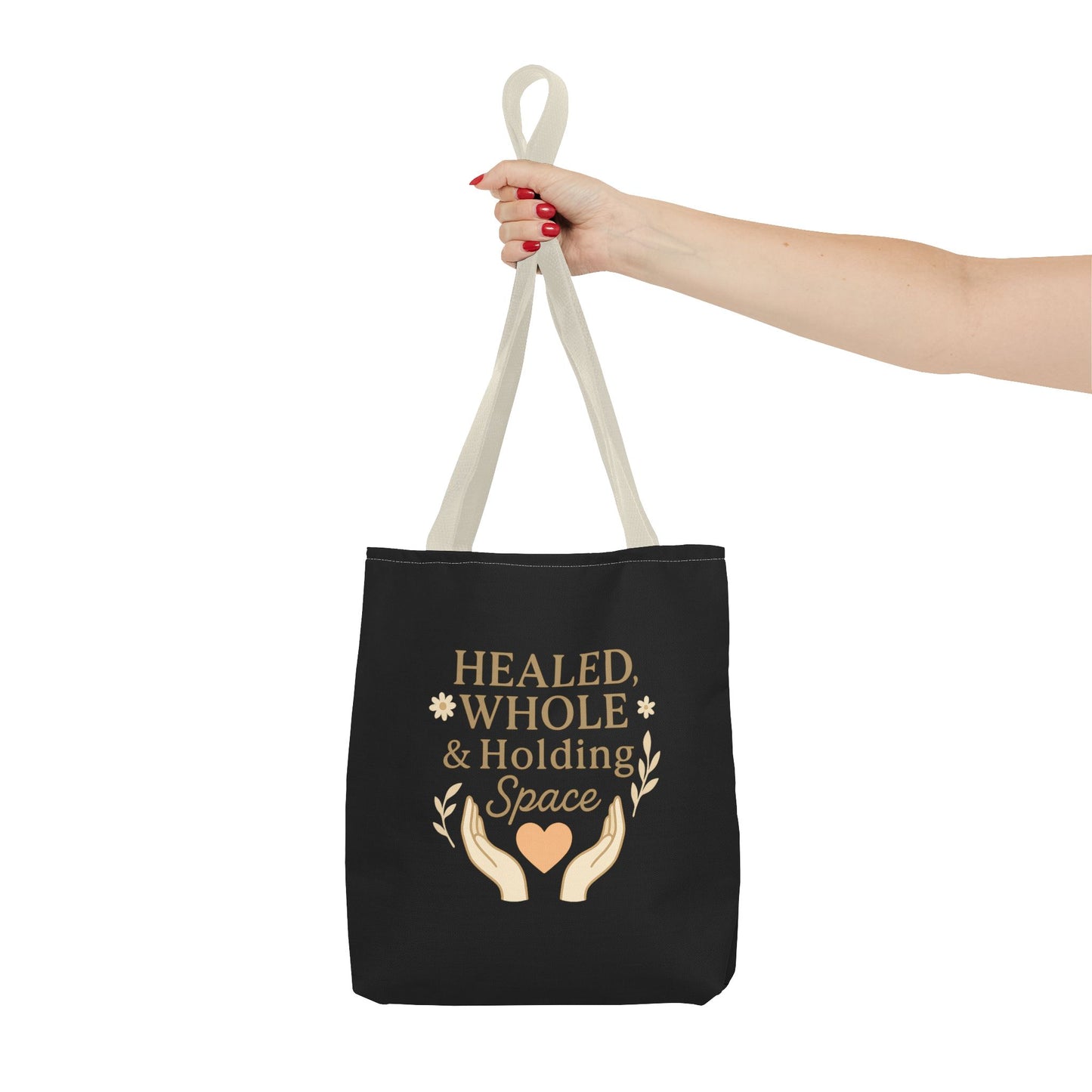 Spiritual Healing Tote Bag, Eco-Friendly Shopping Bag, Inspirational Gift, Reusable Market Tote, Mindfulness Carrier
