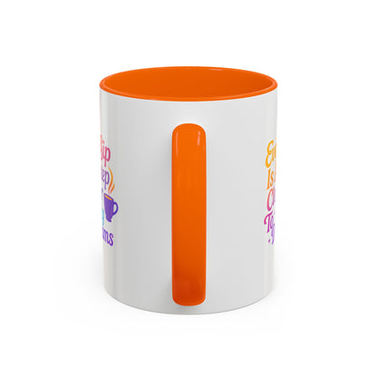Motivational Coffee Mug, Every Sip Is A Step Closer To My Dreams, Inspirational Gift, Office Mugs, Dream Chaser, Colorful Drinkware