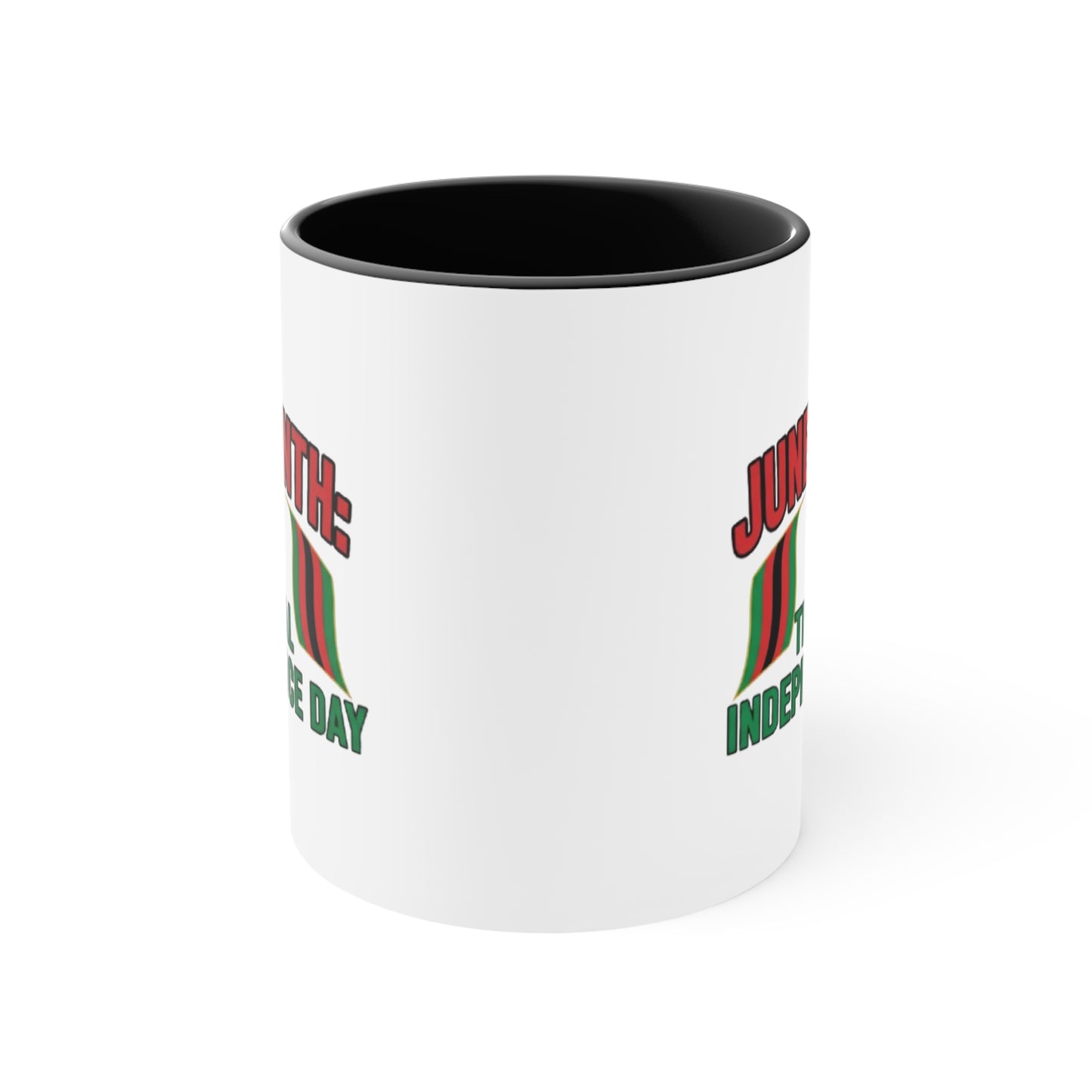 Juneteenth 'The Real Independence Day' Accent Mug