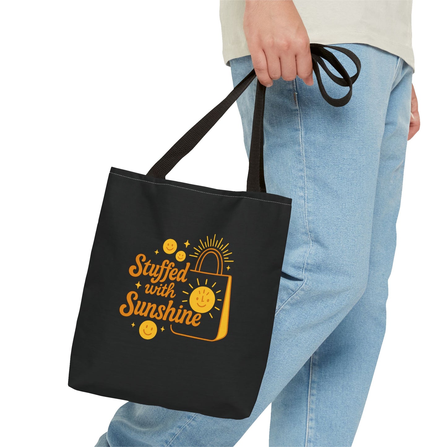 Sunshine Tote Bag Brighten Your Day  Reusable Shopping Bag  Beach Tote  Gift Idea for Friends  Summer Essentials