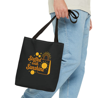 Sunshine Tote Bag Brighten Your Day  Reusable Shopping Bag  Beach Tote  Gift Idea for Friends  Summer Essentials