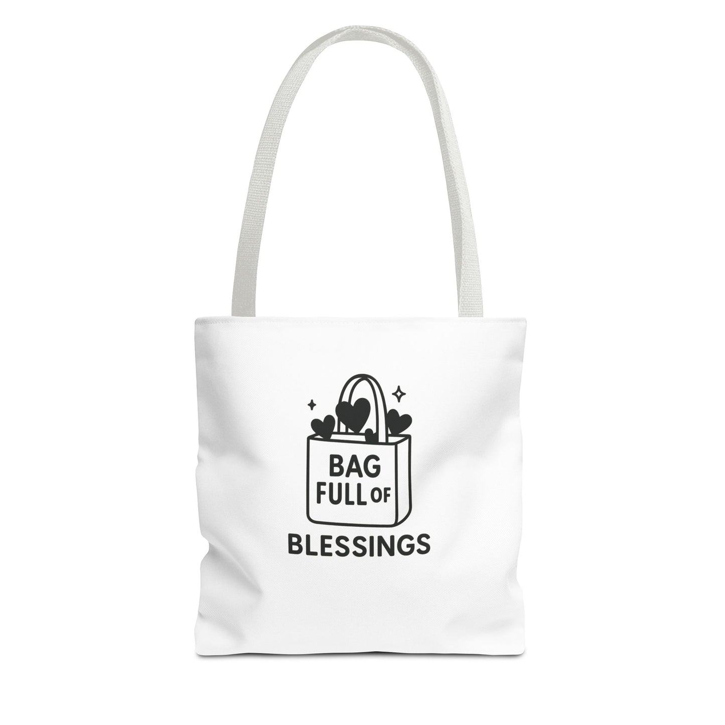 Bag Full of Blessings Tote Bag | Motivational Gift, Shopping Tote, Eco-Friendly Bag, Organizer, Gift for Women