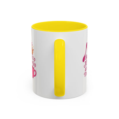 Joyful Accent Coffee Mug - 11/15oz, Colorful Sip Design, Perfect Gift for Coffee Lovers, Birthdays, Holidays, Housewarming