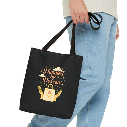 Heavenly Handled Tote Bag - Eco-Friendly Gift, Everyday Carry, Shopping Companion, Gift for Her, Travel Essential