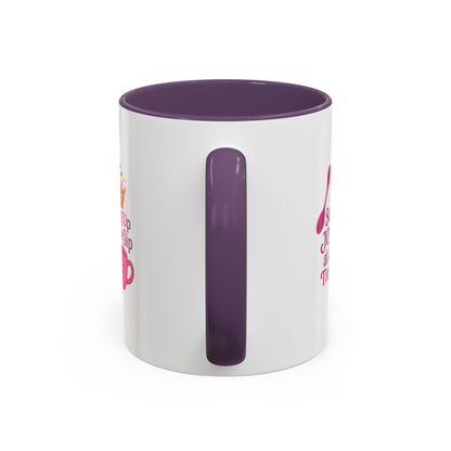 Joyful Crown Accent Coffee Mug | Perfect for Birthdays, Gifts, Home Decor, Coffee Lovers, Daily Motivation