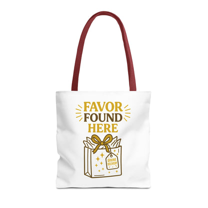 Favor Found Here Tote Bag - Perfect Gift for Celebrations, Party Favors, Birthday, Bridal Shower, Eco-Friendly