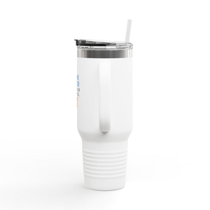 Drink Water - Insulated Travel Mug, 40oz - Motivational Drink Water Mug, Perfect for Coffee Lovers, Hydration Reminder, Gifts for Him/Her, Daily Use