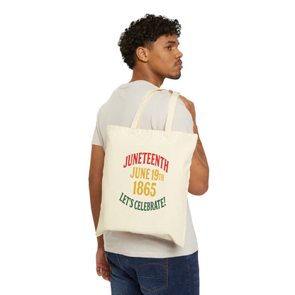 Juneteenth June 19th 1865 Canvas Tote Bag