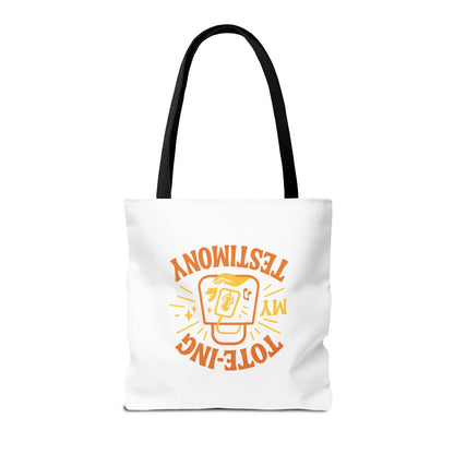 My Testimony Inspirational Tote Bag