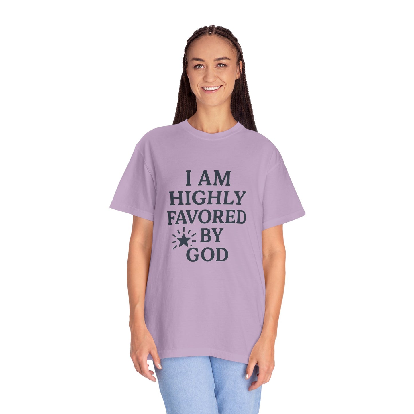 Highly Favored Garment-Dyed T-Shirt