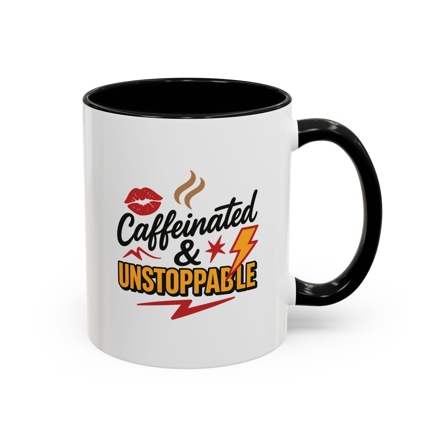 Caffeinated & Unstoppable Coffee Mug - Fun Gift for Coffee Lovers, Cute Office Decor, Motivational Drinkware, Perfect for Birthdays, [...]