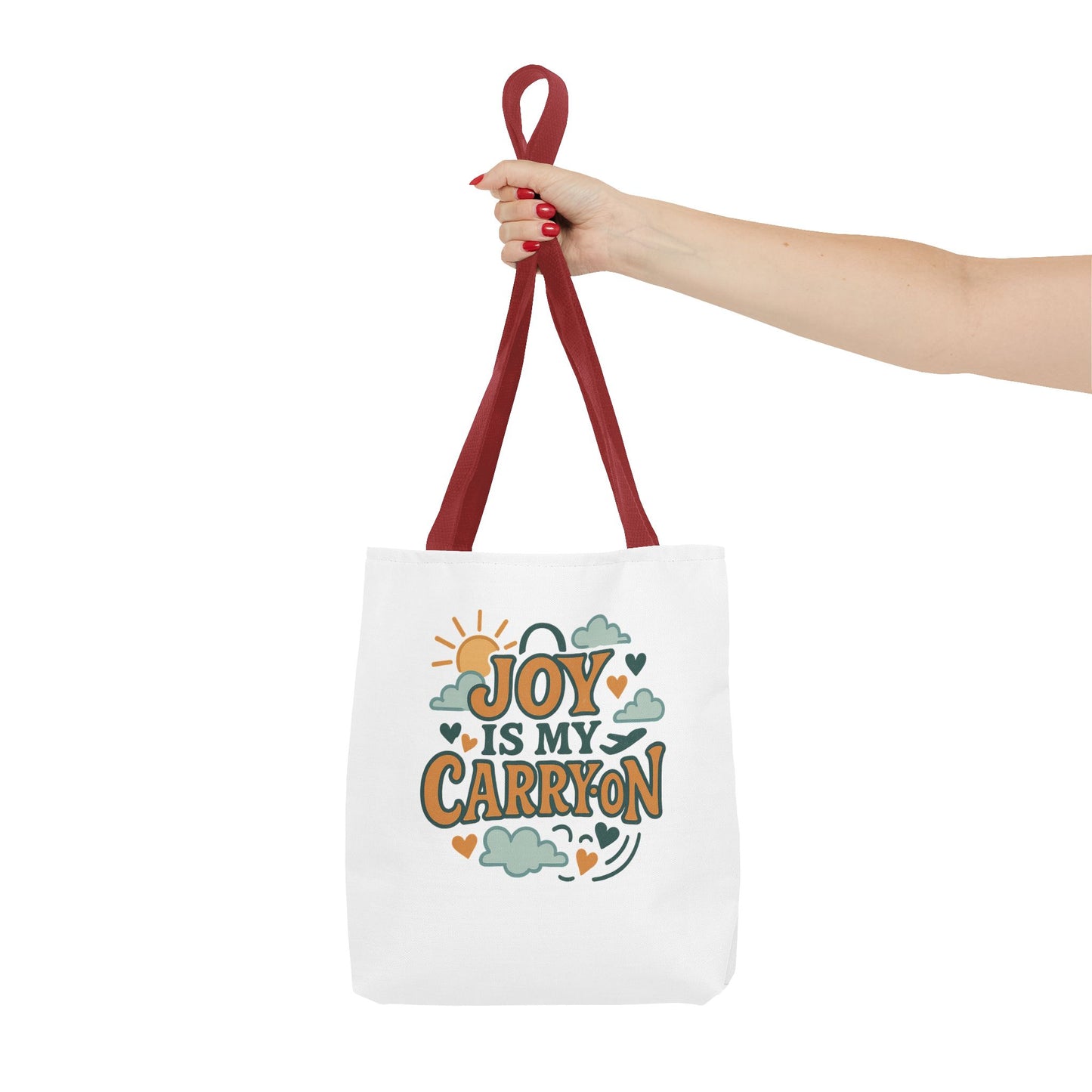 Joyful Carryall Tote Bag | Eco-Friendly Shopper | Perfect for Gifts, Organizing, Travel, Beach Days, and Everyday Errands